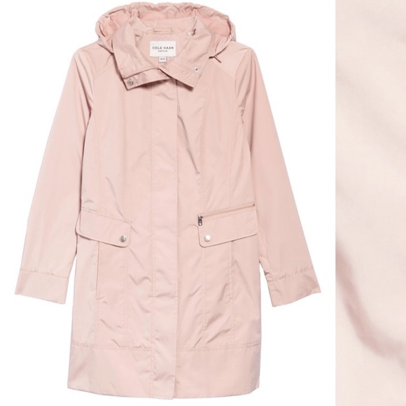 Cole Haan Longline Packable Raincoat - Picture 5 of 12